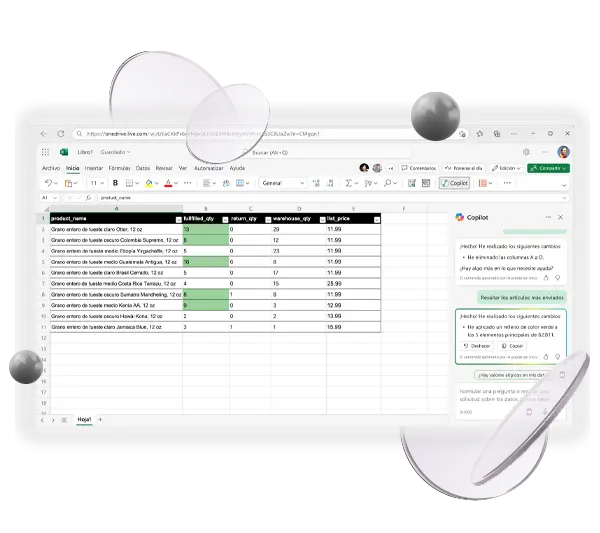 Microsoft 365 Copilot Excel