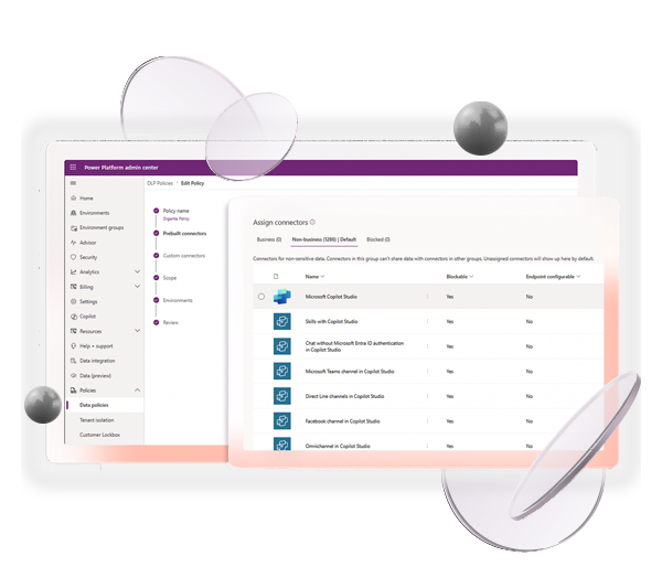 Seguridad y gobernanza Microsoft Copilot Studio